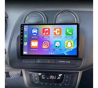 9 inch Android 14 Car Stereo for Seat Ibiza 2009-2013, 4+64GB Touch Screen Display Radio Multimedia Player Head Unit with Carplay Android Auto GPS Navigation Bluetooth Wifi SWC Mirror Link