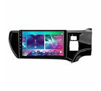 9 Inch Android 14 Touch Screen Car Radio 2 Din with AHD Backup Camera GPS Navigation Steering Wheel Controls Bluetooth Carplay & Android Auto for Toyota Aqua 2011-2017(A,Q100(1+32G))