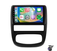 9 Inch Android 15 Car Stereo Bluetooth with Sat Nav For Re-nault Duster 2010-2015 Ni-ssan Terrano 3 2014-2022 Support Wireless CarPlay Android Auto DSP WIFI 4G USB CD Player Radio(Color:8 CORE 4+64G)