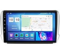 9-Inch Android 15 Car Stereo Touch Screen Double Din Car Radio for PEUGEOT 208 ACTIVE 2012-2018 with GPS Navigation System Bluetooth FM Radio Support Android Auto Mirror, 8 Core 4g+wifi 2g+32g, normal
