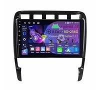 9 Inch Android 15 Double Din Car Stereo for Porsche Cayenne 1 9PA 2002-2010, With Carplay, GPS Navigation, Bluetooth, Steering Wheel Control, AHD Backup Camera
