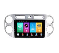 9 Inch Android Car Stereo Radio 2 Din Indash GPS Navigation for VW Tiguan 2010-2016 Touchscreen Support Bluetooth/Wifi/Microphone/Mirror Link/SWC+Backup Camera