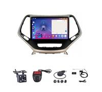 9-Inch Android Touch Screen Car Stereo, 2 DIN Bluetooth Autoradio with GPS Navigation & Backup Camera for Jeep Cherokee 5 KL 2014-2018