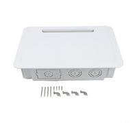 9 Inch Built-in TV Media Box for Fire TV, for SAMSUNG One Connect & for MINI, Network Enclosure with Trim for 16" Wall Stand, Cable Management for Streaming Devices, Quick Assembly Kit