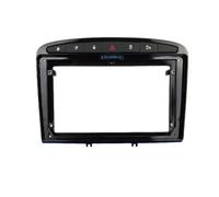 9 Inch Car 2 Din Radio Player Panel Frame for Peugeot 308 408 2008-2016 Models, Dashboard Stereo Fascia Trim