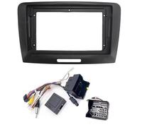 9 Inch Car Frame Fascia Adapter Canbus Box Decoder Android Radio Dash Fitting Panel Kit For VW For Skoda For Superb 2009-2014 Car Radio Fascia(Frame Cable Canbus)