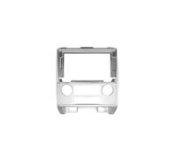 9 Inch Car Frame Fascia Adapter Radio Audio Dash Fitting Panel Kit For Ford For Escape For Kuga For Explorer North America 2007-2012 MENSUNUBNM(Silver)