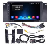9 Inch Car Multimedia Player GPS Navigation for Android 10.0, Fit 5 Series E39 1996-2001 Old 17Pin Male 2 + 32G - HD Touch Screen, Bluetooth 4.0, WiFi Connectivity for Safe Dri (1+16G)