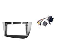 9 INCH Car Radio Fascia Dash Installation Stereo GPS DVD Panel CD Player Frame Bezel Fit For SEAT LEON 2005-2012 Frame Navigation Fascia Trim(Frame an canbus)