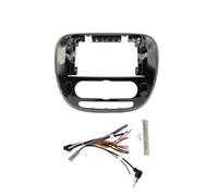 9 Inch Car Radio Fascia Frame 2DIN Install Panel Dashboard Compatible with Kia Soul 2014-2018 Dual DVD Audio Player Stereo Central Control Accessories(Uv-Cable)