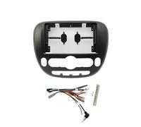 9 Inch Car Radio Fascia Frame 2DIN Install Panel Dashboard Compatible with Kia Soul 2014-2018 Dual DVD Audio Player Stereo Central Control Accessories(Uv-Cable)