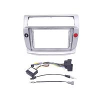 9 Inch Car Radio Fascia Frame Adapter Stereo Canbus Audio Mounting Trim Fitting Panel Kit For Citroen C4 2004 2005 2006-2014 Radio Fascia Frame(BLACK with cable)