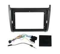 9 Inch Car Radio Fascias Frame Adapter Stereo Panel Dashboard Installation For VW For Polo 5 For Golf For Passat Sedan Automotive instrument panel
