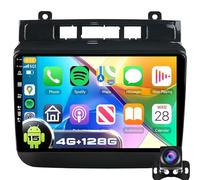 9-inch Car Radio For V-W Touareg FL NF 2011-2017 GPS Navigation Wireless CarPlay Android Auto, Android 15 2 Din - DSP DAB Steering Wheel Controls Bluetooth 5.0 WiFi Rearview Camera(Color:4 Core 2+32G)