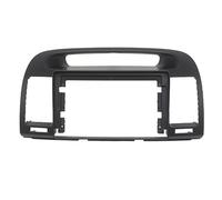 9 Inch Car Radio Head Unit Fascia Compatible with Camry 5 2002-2006 Auto Stereo Panel Mounting Dual Din CD DVD Frame Kit + Cable Navigation frame(Black)