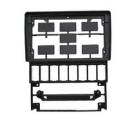 9 Inch Car Radio Panel Fascia for Audi 80 B4 Center Console Frame | Durable ABS trim fits for 9 inch navigation units in classic cars Black