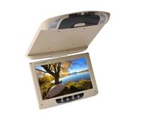 9 Inch Car Roof Monitor LCD Flip Down Screen Overhead Multimedia Video Ceiling mount Display(Beige)