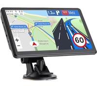 9 Inch Car Sat Nav for UK & Europe GPS Navigator with 2026 Offline Maps | FM Transmitter, Car, HGV, Van & Motorhome Routing, Free Map Updates, Speed Camera Alerts, Voice Guidance & UK Postcode Search