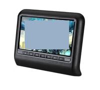 9 Inch Car Seat Back Headrest LCD Display Mp3/mp4 Multimedias Player Gaming FM Transmitter Remote Control DVD Monitor Easy Setup For Trips(Black)