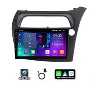 9 Inch Car Stereo Radio for Honda Civic Hatchback 2005-2011,Wireless Carplay and Android Auto,2+32G,GPS Navigation,Android 13,Bluetooth,Wifi,FM,Backup Camera