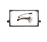 9 Inch Compatible with Toy ota Prius 50 2016 Car Radio Panel Android MP5 Player Stereo Casing Frame 2 Din Head Unit Fascia Dash Board Cover Radio Kit (Color : Frame and Cable)