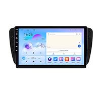 9 inch Double Din CarPlay Car Stereo Android 14 Touch Screen Car Stereo for Seat Ibiza 6J 4 2008-2015 with Bluetooth AHD Backup Camera GPS Navigation Steering Wheel Controls(H3 6G+64G)