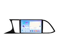 9 inch Double Din CarPlay Car Stereo Android 15 Touch Screen for Seat Leon 2012-2018 with Bluetooth AHD Backup Camera GPS Navigation Steering Wheel Controls(H6 8G+256G)
