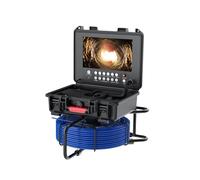 9 Inch DVR Pipe Inspection Camera With 512HZ Locator 23MM Sewer Endoscope With Meter Counter Self-Leveling Good Image Quality(50m)