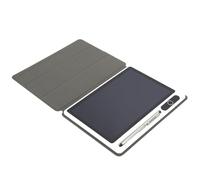 9 Inch Electronic Notepad Low Power Consumption LCD Drawing Board for Work Memos and Temporary Explanations (Black (with leather case)) (Red (with leather case))