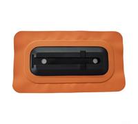 9 Inch Fish Central Fin Base Support for Canoe Surfing, PVC Watershed Board Part with Tight Connection, For Easy Install Accessory for Water Sports, Black(orange)