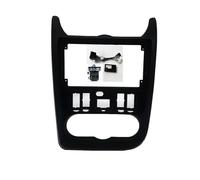 9 Inch Fit For RENAULT Logan Sandero DACIA Duster Double Din Seat Leon 2007-2013 Radio Frame Panel Fascias Frame Navigation Fascia Trim(Frame-canbus-black B)
