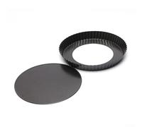 9 Inch Fluted Tart Pan with Removable Bottom for Baking Chrysanthemum Pie, Pizza, Pies and Cakes Oven Tray