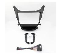 9 Inch For HYUNDAI For Elantra 2012-2014 Car Radio Android Stereo GPS MP5 Player Casing Frame 2 Din Head Unit Fascia Cover Trim Kit Car Radio Front Panel Frame(2014 Frame Cable)