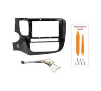 9 Inch For Mitsubishi For Outlander 2014 Car Audio Frame Fascia Adapter Android Radio Dash Fitting Panel Kit 22.86cm Car Radio Fascia(Frame Cable-B)
