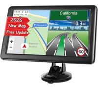 9-inch GPS Navigator for Car, Latest 2026 Map Touch Screen GPS Navigation System,Truck GPS Sat Nav, Voice Guidance and Speed Camera Warning GPS,Lane Guidance Assist, Lifetime Live Map Updates