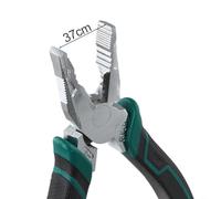 9 Inch Heavy Function Linesman for Crimping with Plus Wire Stripping Electrician Multi-Tool Cutting Cable Cutter Pliers Duty Twisting Chrome-vana (A)