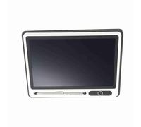 9 Inch LCD Writing Tablet, Reusable Flexible LCD Tablet with Pen and Faux Leather Case, 150mAh LCD Writing Tablet Electronic Writing Notebook for Work, Study, Business (Black