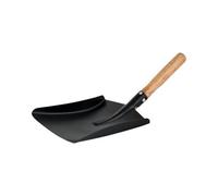 9 Inch Metal Fireplace Black Hand Shovel Ash Dust Pan For Coal Wood Burner