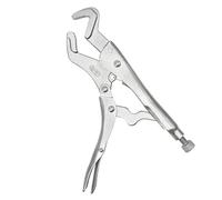 9-Inch Parrot Nose Vise Grip Plier for Sway Bar Link Removal, 3 Sided File-cut Curved Jaw Locking Plier, Multi-Use Adjustable Vise for Automotive & Pipe Clip Repair Workshop Home Use Garages