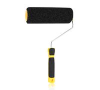 9 Inch Plaster Roller, Yellow Elastic Nylon Fibre Rollers for Putty Roller with High Elastic Nylon Fibre Comfort Ergonomic Handle for Ready Mixed Plaster Putty Application