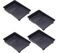 9 Inch Professional Plastic Roller Trays Decorators Painting Paint Tray Pack of 4