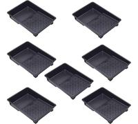 9 Inch Professional Plastic Roller Trays Decorators Painting Paint Tray Pack of 7