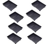 9 Inch Professional Plastic Roller Trays Decorators Painting Paint Tray Pack of 8
