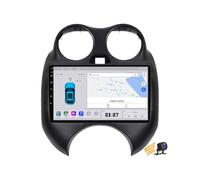 9 Inch QLED Double Din Car Stereo with Bluetooth Wireless Carplay & Android Auto Screen for Nissan March 2010~2013 Support 4G LET, SWC, DSP, FM/RDS Car Radio Receiver, AHD Backup Camera,M800S 8+256G