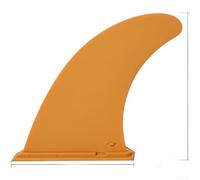 9 Inch Slide-in Fin, For Stand Up Paddle Board, Removable Surfboard Fin With Strong Construction, Enhanced Stability, Detachable Design, For Various Water Sports(Orange 220g)