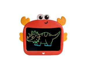 (9 inch small crab + colourful handwriting) Toddler Toys for 2 3 4 5 6 Year Old Boys Girls,LCD Writing Tablet Kids Toys Doodle Scribbler Board
