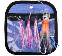 9 Inch Squid Lure Soft Bait Silicone Skirt Heavy Duty | 9 inch size, heavy 175g weight, deep diving capability, triggers aggressive bites, for durable plastic metal build