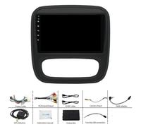 9-Inch Stereo Touchscreen Car with 2GB 64GB Storage Android 13 for Opel Vivaro B 2014-2018 Compatible with for Renault Traffic 3 2014-2021 Featuring 1080P Display Wired CarPlay Android for AUTO