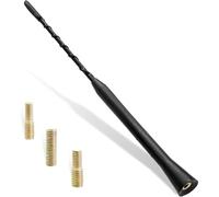 9 Inch Universal Car Antenna Replacement, AM/FM/DAB Roof Car Radio Aerial Mast, Rod Car Antenna with Screws M4/M5/M6, Compatible with Most Cars, Trucks, SUVs, Vans & Vehicles