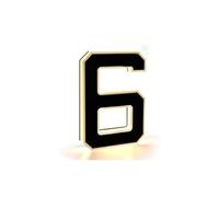 9 InchSolar House Number Sign, House Signs For Outside, Solar Door Number, Light Up Waterproof LED Address Numbers Signs for Houses, Personalized Illuminated Exterior Modern Houses Numbers Light